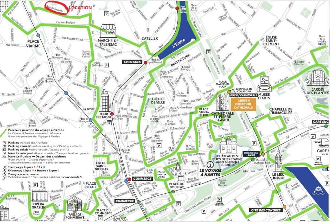 Nantes-Talensac Apartman Kültér fotó